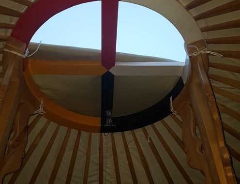 Colored crown ger - More for yurts asia